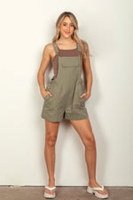 VERY J Adjustable Suspender Overalls with Pockets - Luxe Shopping