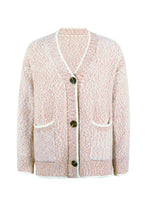 Button Down V-Neck Cardigan with Pockets - Luxe Shopping