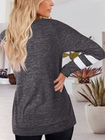 V-Neck Raglan Sleeve T-Shirt - 4 Colors - Luxe Shopping